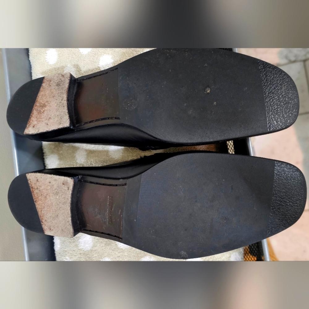 Bruno Magli Black Leather Loafers for Men - Picture 7 of 12